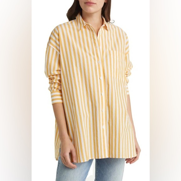 MADEWELL | Signature Poplin Oversized Shirt - Picture 2 of 10